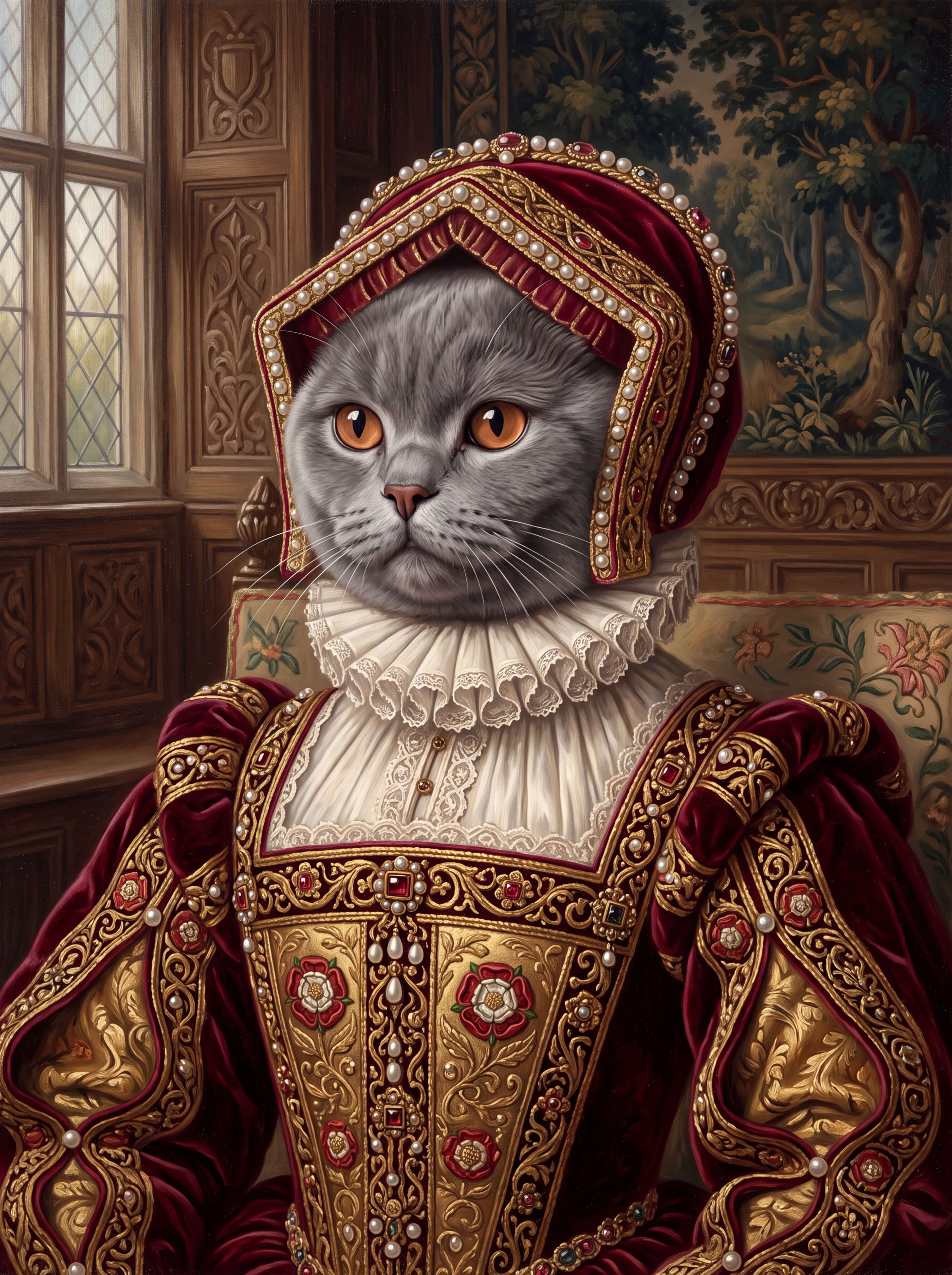 Her Royal Purrsence
