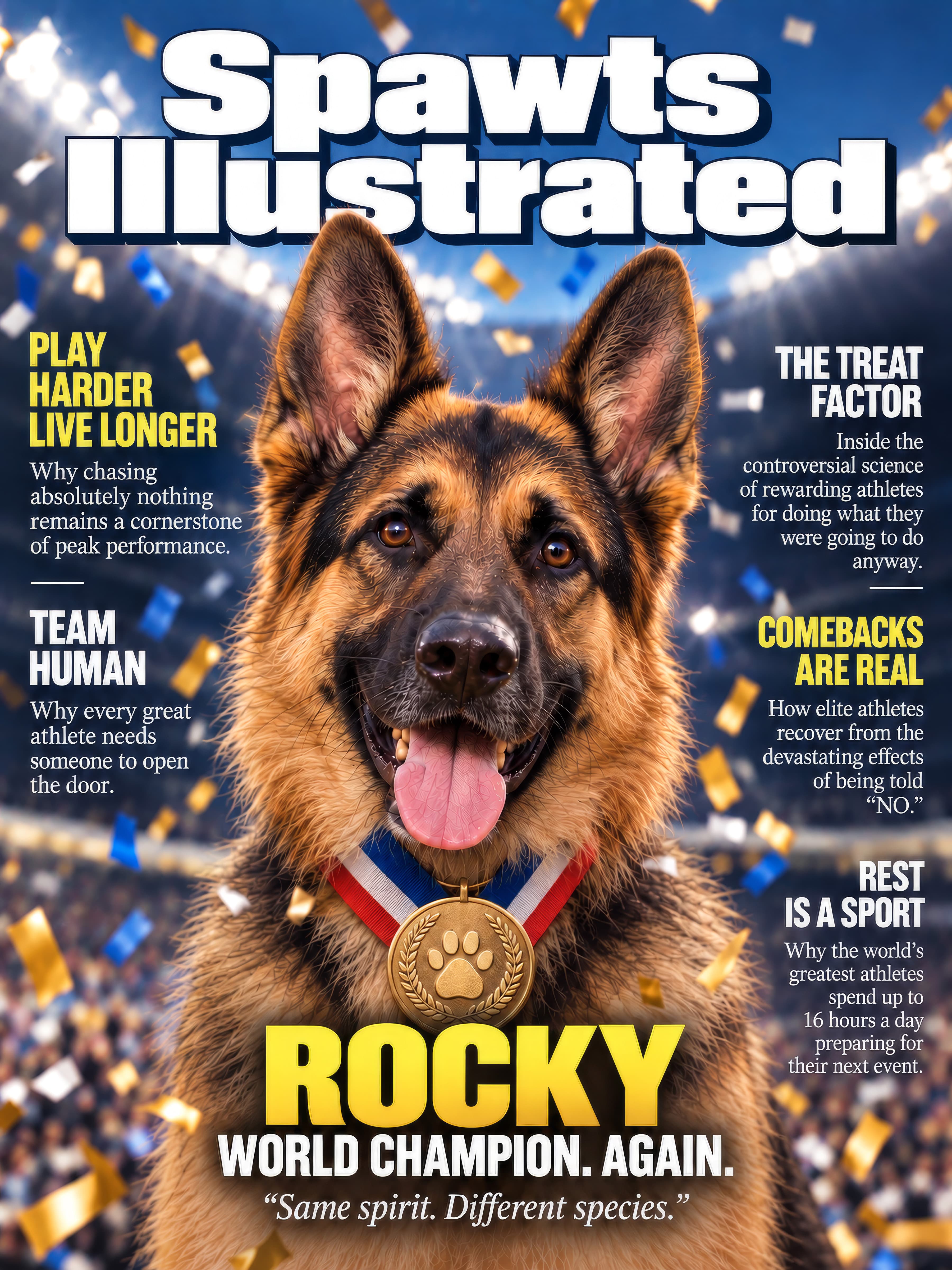 SPAWTS ILLUSTRATED Magazine Cover