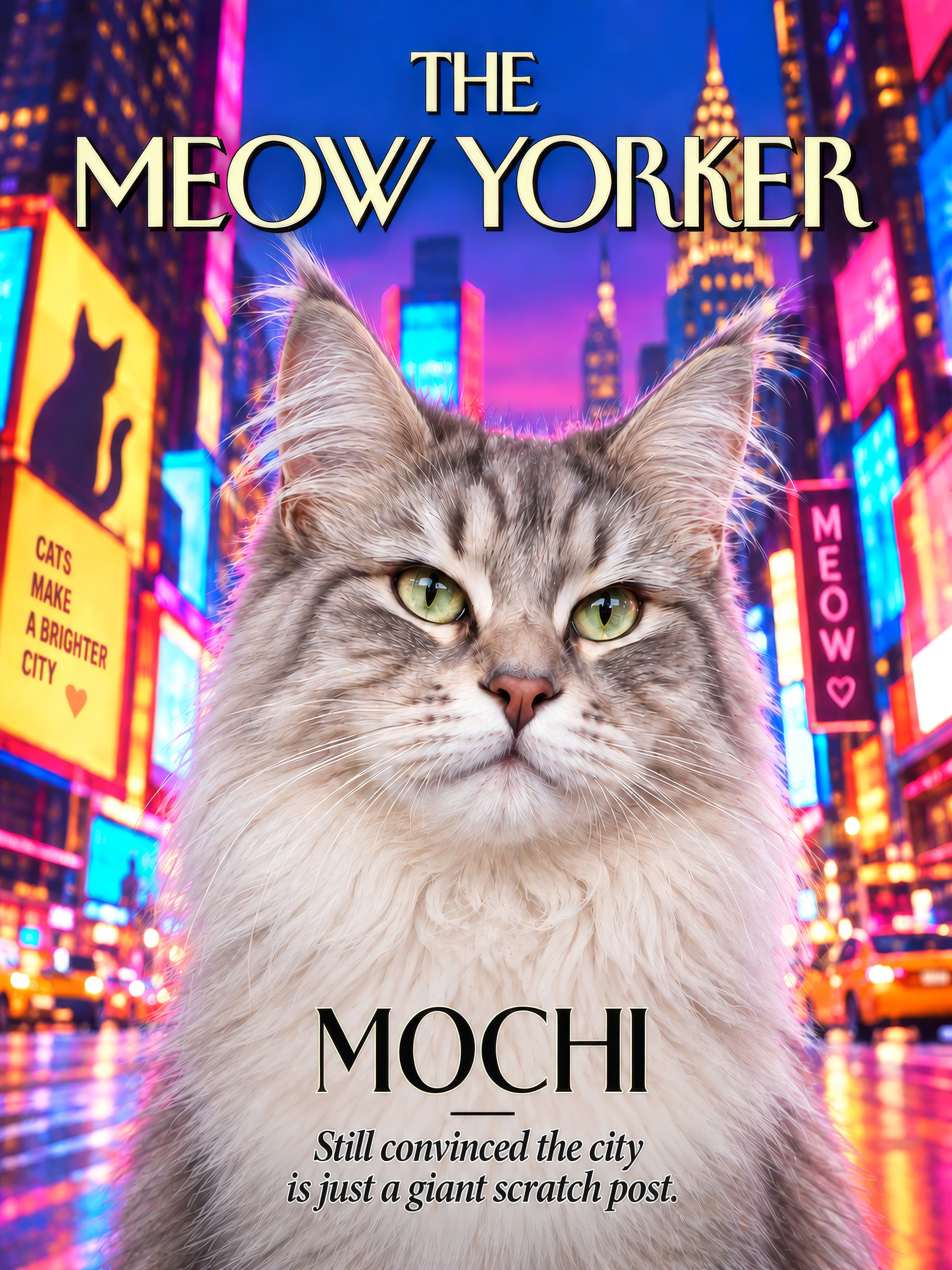 THE MEOW YORKER Magazine Cover